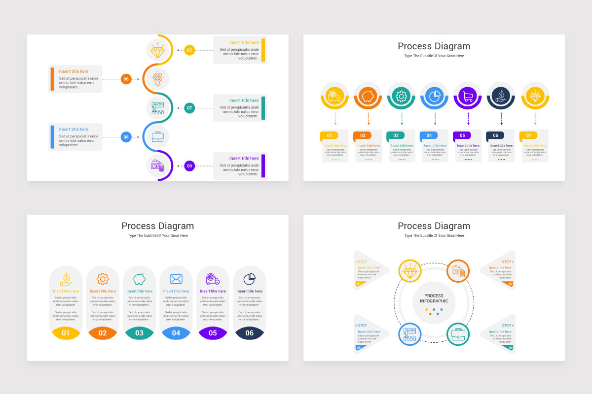 Process Diagram PowerPoint Template | Nulivo Market