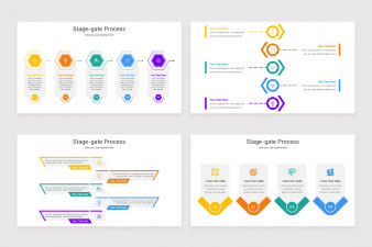 Zig Zag Process PowerPoint Template | Nulivo Market