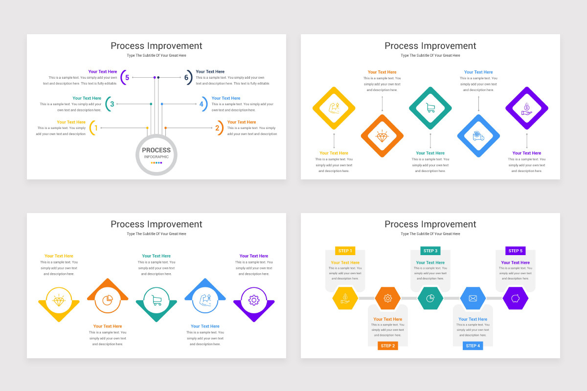 Continuous Improvement Process PowerPoint Template | Nulivo Market