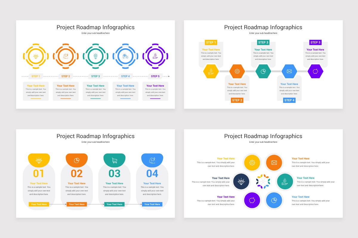 Project Roadmap PowerPoint Template Nulivo Market