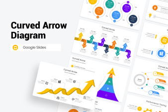 Curved Arrow Google Slides Template