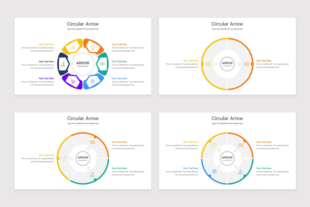 Circular Arrow Google Slides Template Nulivo Market