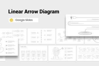 Linear Arrow Google Slides Template | Nulivo Market
