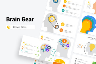 Brain Gear Google Slides Template