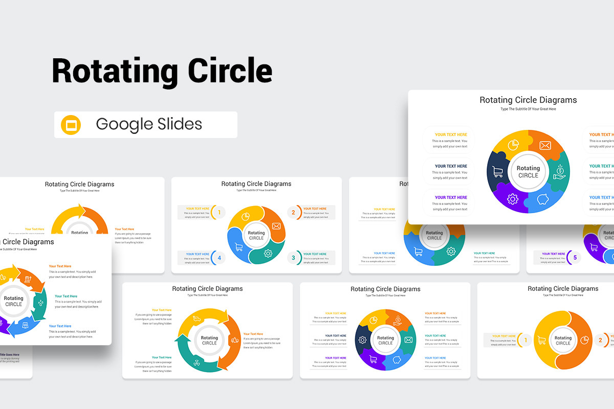 Rotating Circle Google Slides Template Nulivo Market