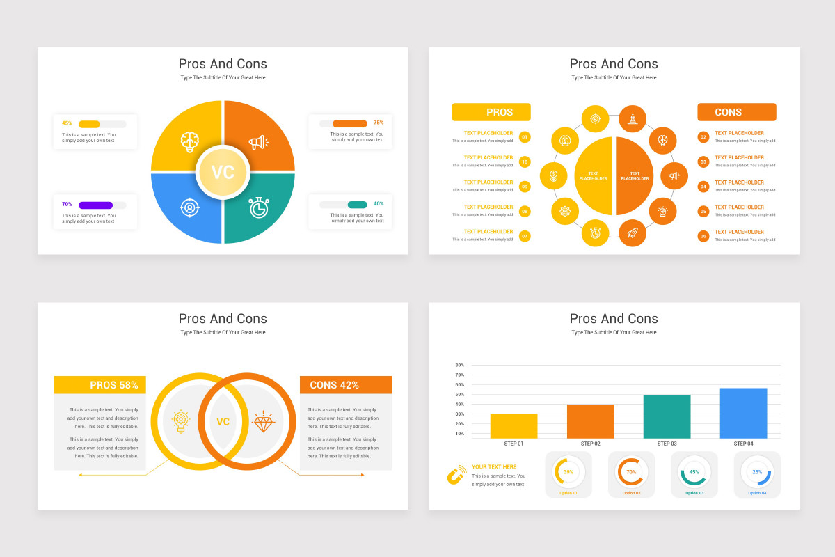 Comparison Pros And Cons Google Slides Template Nulivo Market
