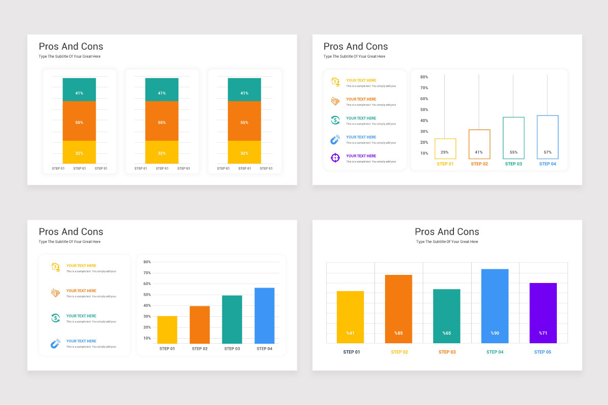 Comparison Pros And Cons Google Slides Template Nulivo Market