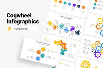 Cogwheel Infographics Google Slides Template
