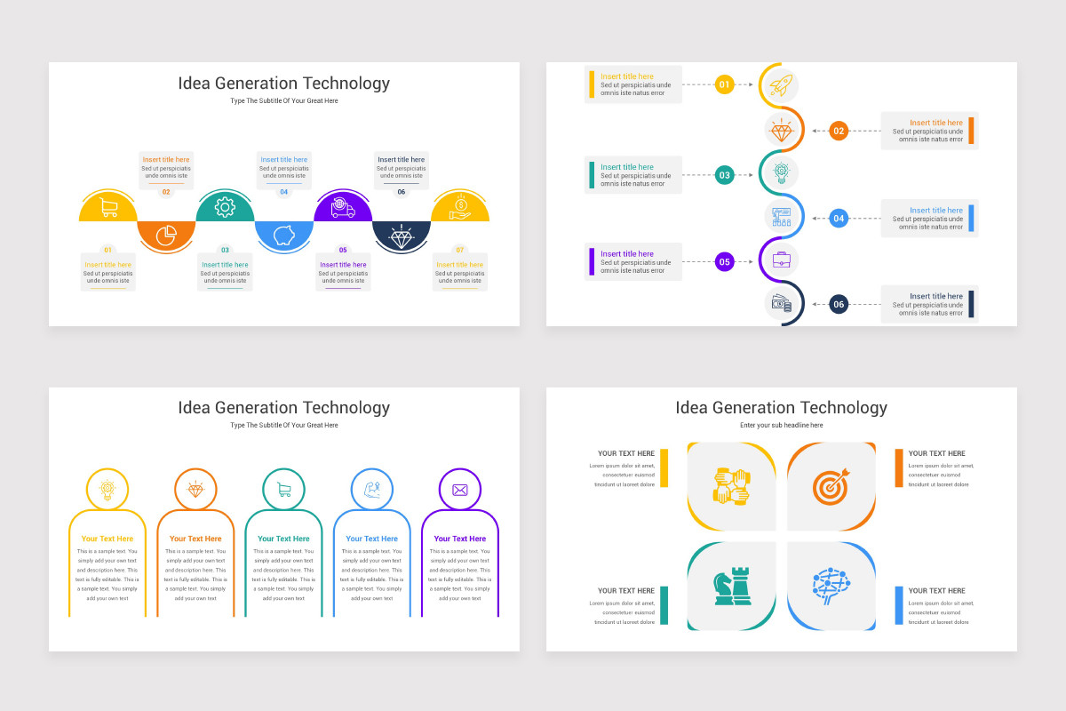 Slides Idea Algorithm Idea Generation Technology Google Slides Template | Nulivo Market