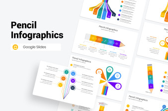 Pencil Infographics Google Slides Template