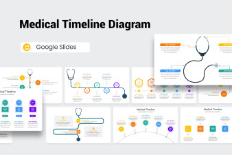 Medical Timeline Infographic Google Slides Template