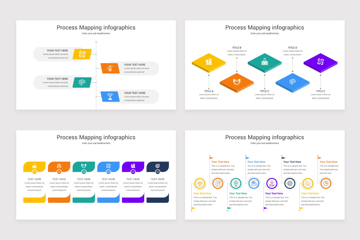 Process Mapping Google Slides Template | Nulivo Market