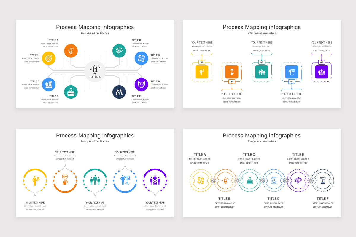 Process Mapping Google Slides Template | Nulivo Market
