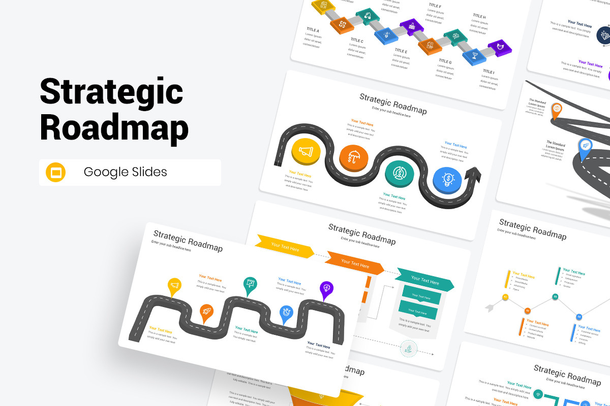 Strategic Roadmap Google Slides Template | Nulivo Market