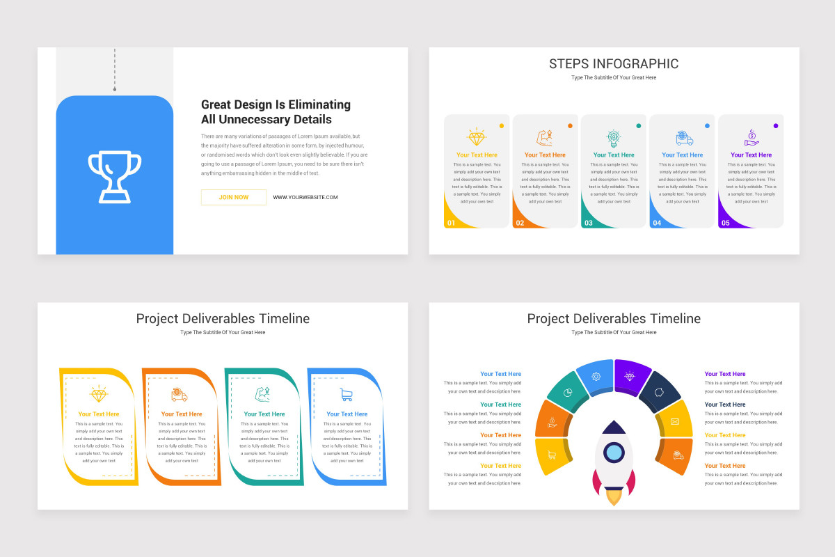 Project Deliverables Timeline Google Slides Template | Nulivo Market