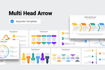 Multi Head Arrow Keynote Template