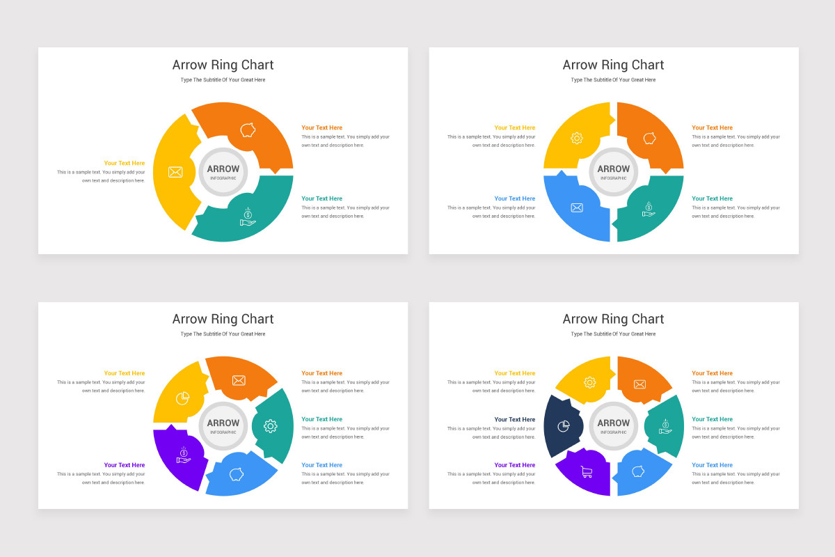 Example Using Ring Chart Arrow Ring Chart Keynotes Template | Nulivo Market