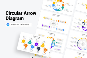 Circular Arrow Keynotes Template