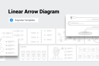 Linear Arrow Keynote Template