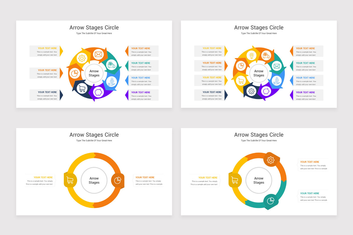 Rotating Circle Keynote Template