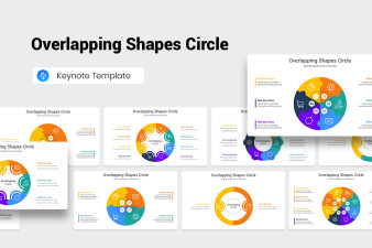 Overlapping Shapes Circle Keynote Template