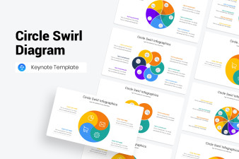 Circle Swirl Keynote Template