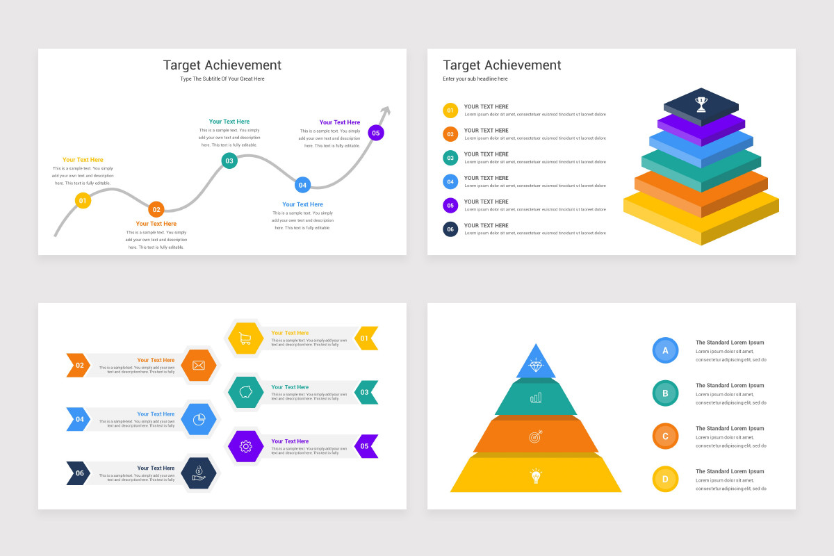 Target Achievement Keynote Template | Nulivo Market