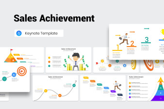 Sales Achievement Keynote Template | Nulivo Market