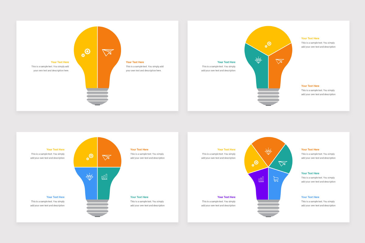 Light Bulb Idea Keynote Template | Nulivo Market