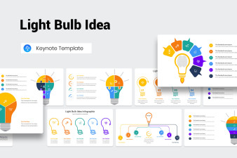 Light Bulb Idea Keynote Template