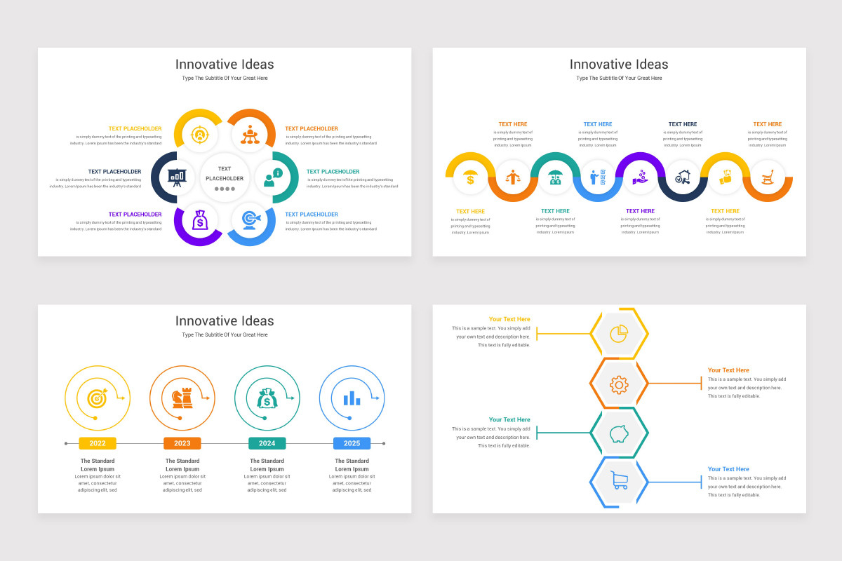 Innovative Ideas Diagram Keynote Template | Nulivo Market