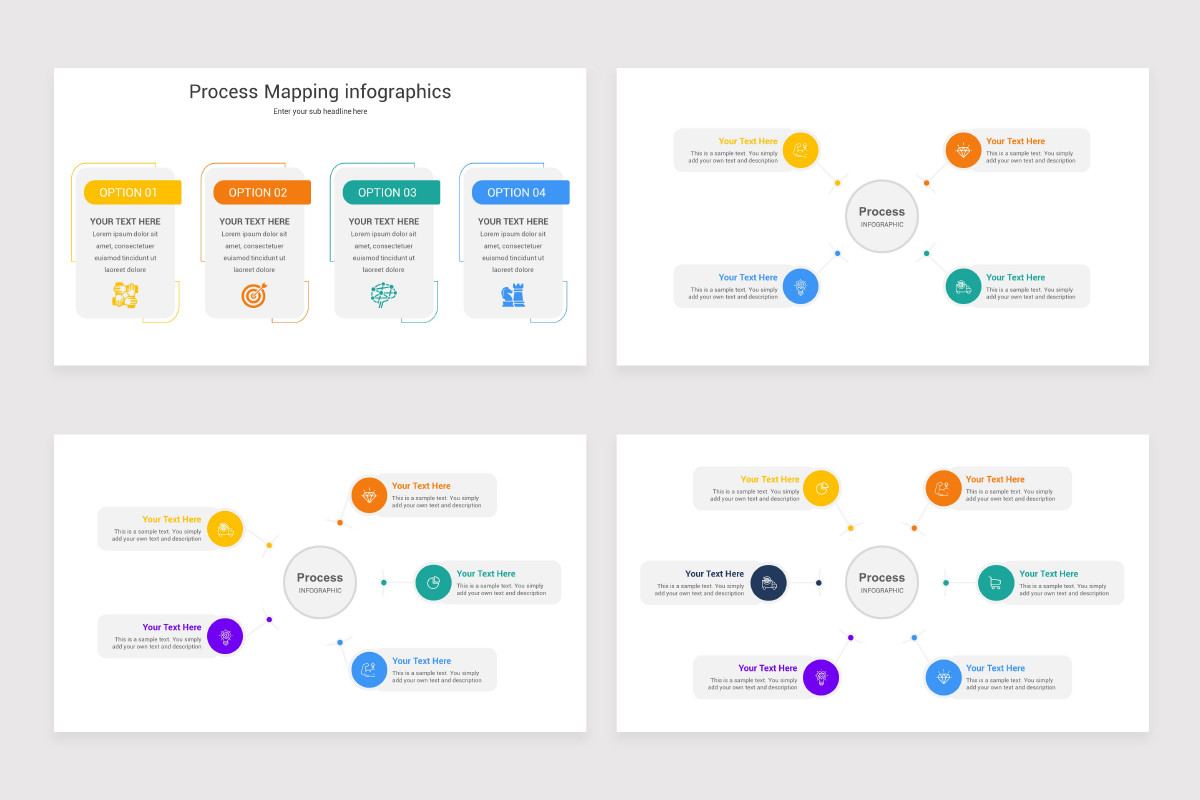 Process Template Key Process Mapping Keynote Template | Nulivo Market