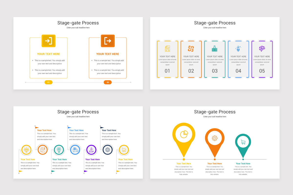 Stage-gate Process Keynote Template