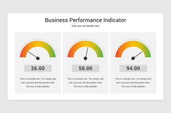 Leading Vs Lagging Indicators PowerPoint Template | Nulivo Market