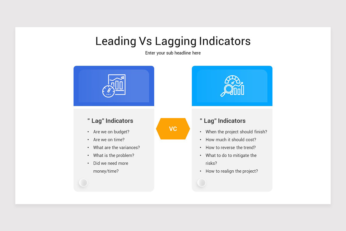 Leading Vs Lagging Indicators Keynote Template | Nulivo Market