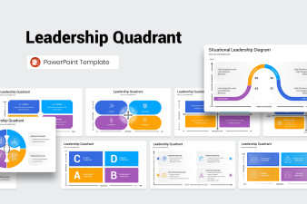 Leadership Quadrant PowerPoint Presentation Template