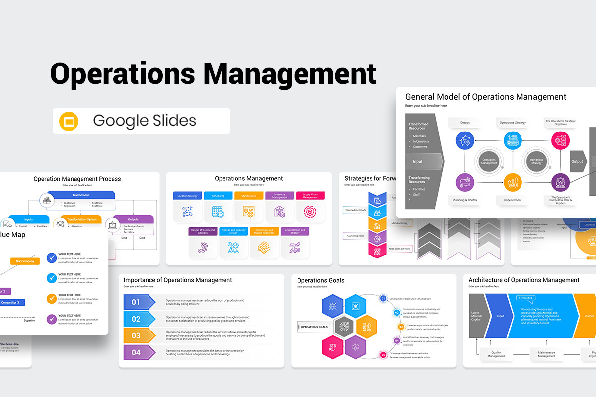 Operations Management Google Slides Presentation Template | Nulivo Market