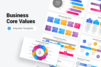 Business Core Values Keynote Presentation Template