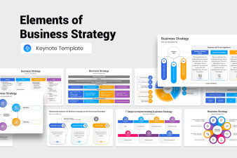 Elements of Business Strategy Keynote Presentation Template
