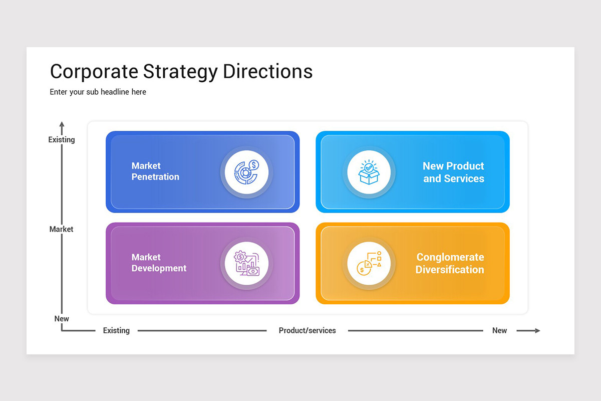 Corporate Strategy Keynote Presentation Template