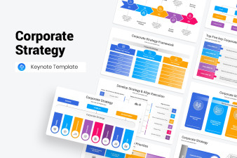 Corporate Strategy Keynote Presentation Template