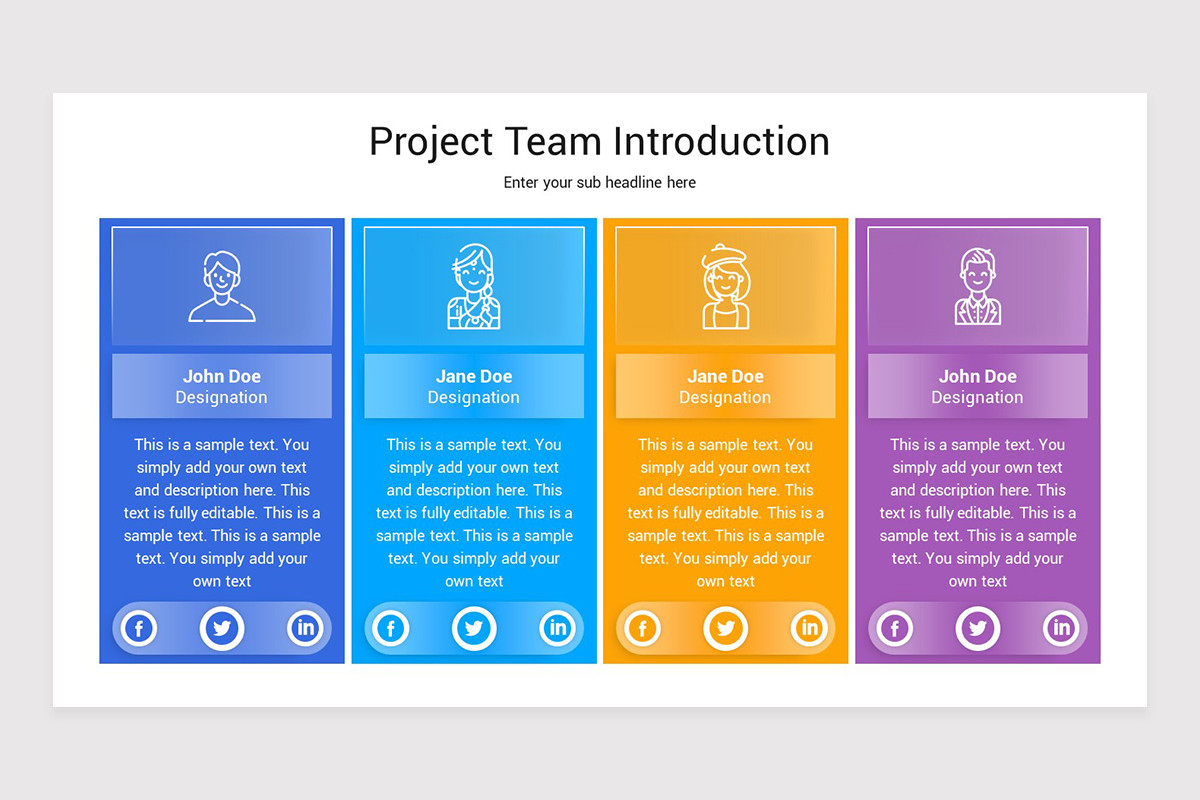 Project Roles And Responsibility Google Slides Template | Nulivo Market