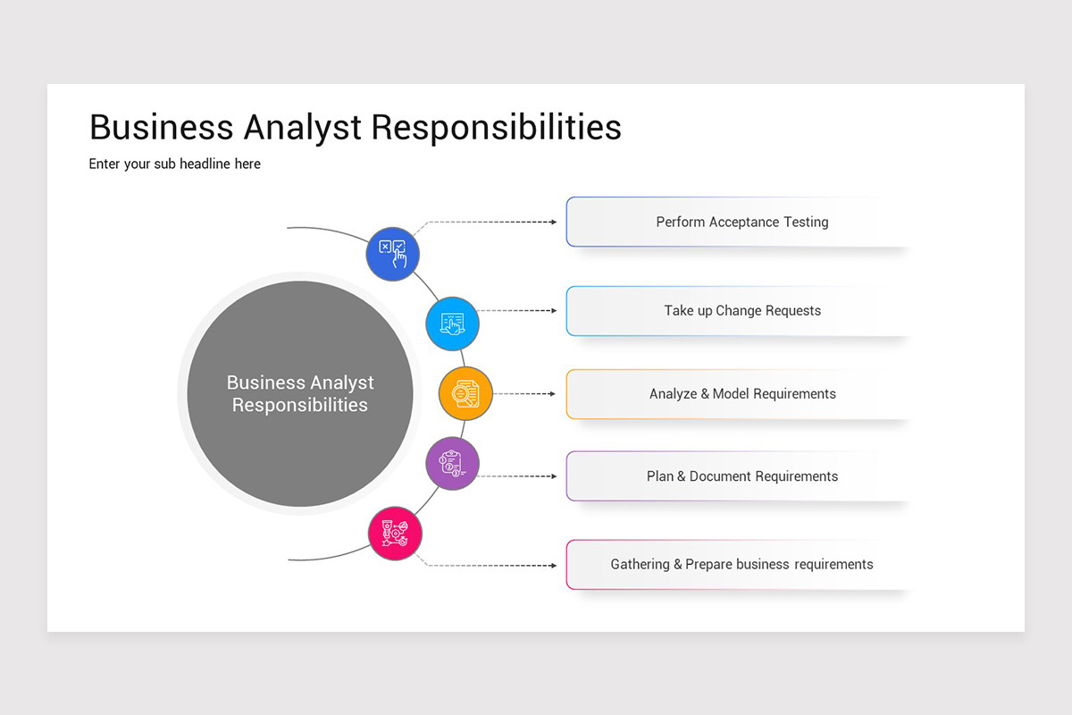 Powerpoint Slide Explaining Roles Roles And Responsibilities PowerPoint Template | Nulivo Market