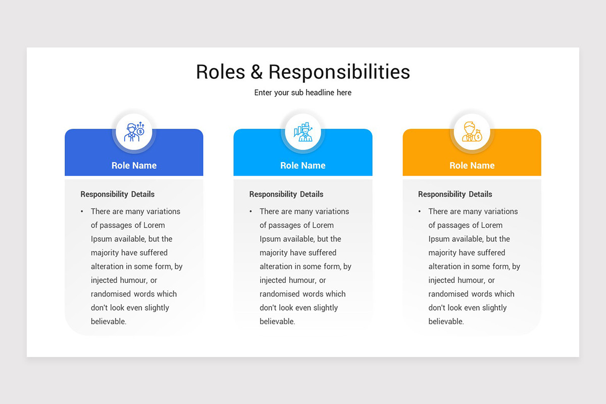 Roles And Responsibilities PowerPoint Template | Nulivo Market