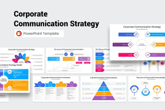 Corporate Communication Strategy PowerPoint Template