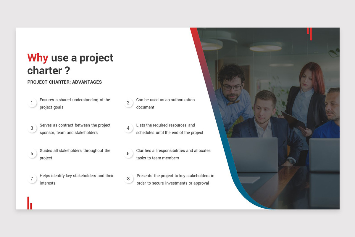 Project Charter PowerPoint Presentation Template | Nulivo Market