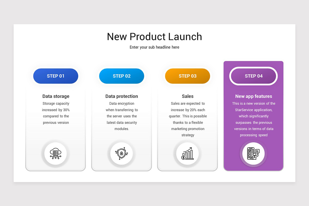 New Product Launch PowerPoint Template | Nulivo Market