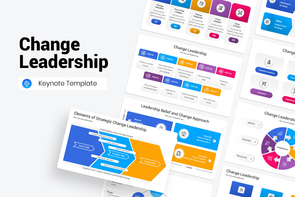 Change Leadership Keynote Template Nulivo Market