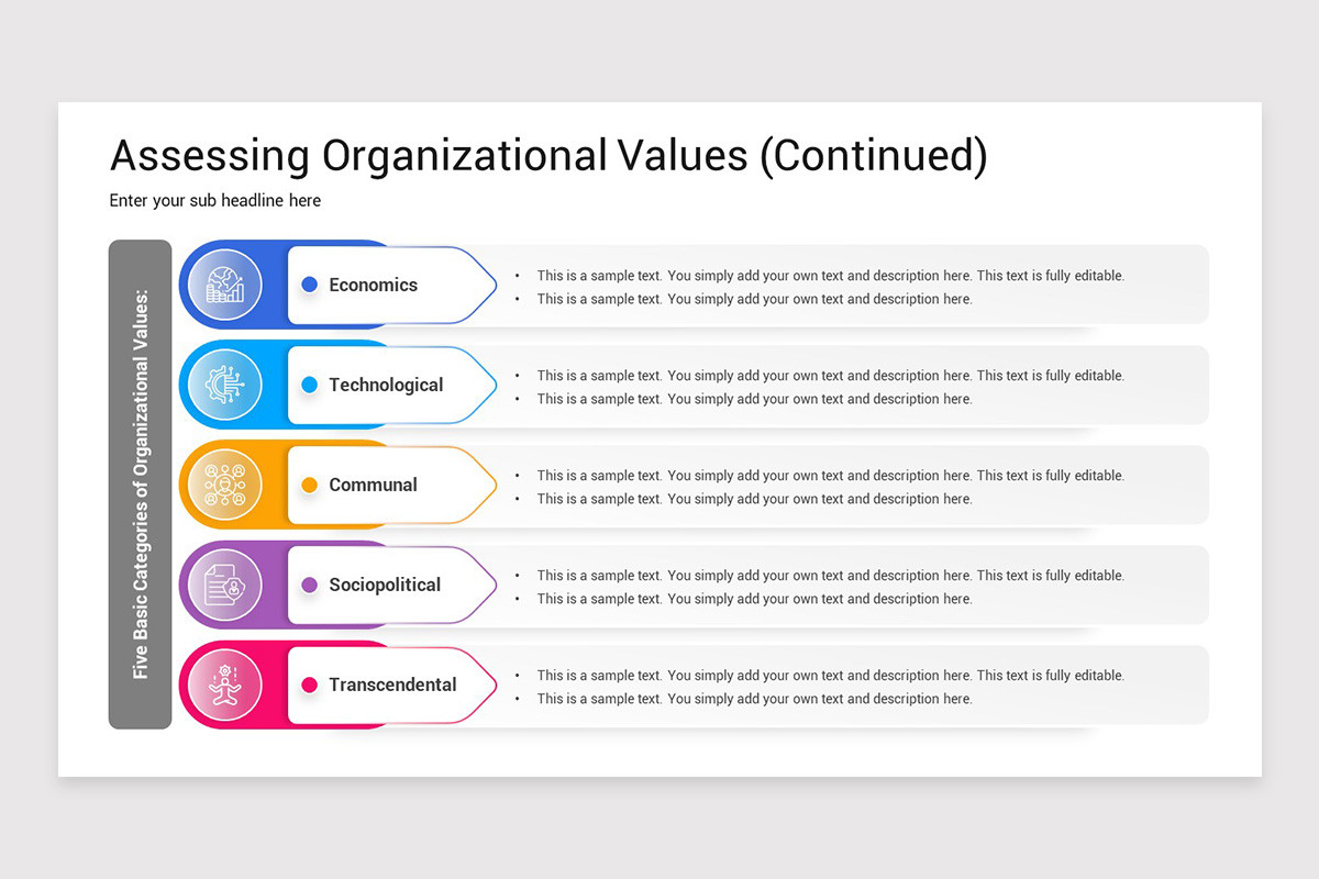Organizational Values Keynote Template | Nulivo Market