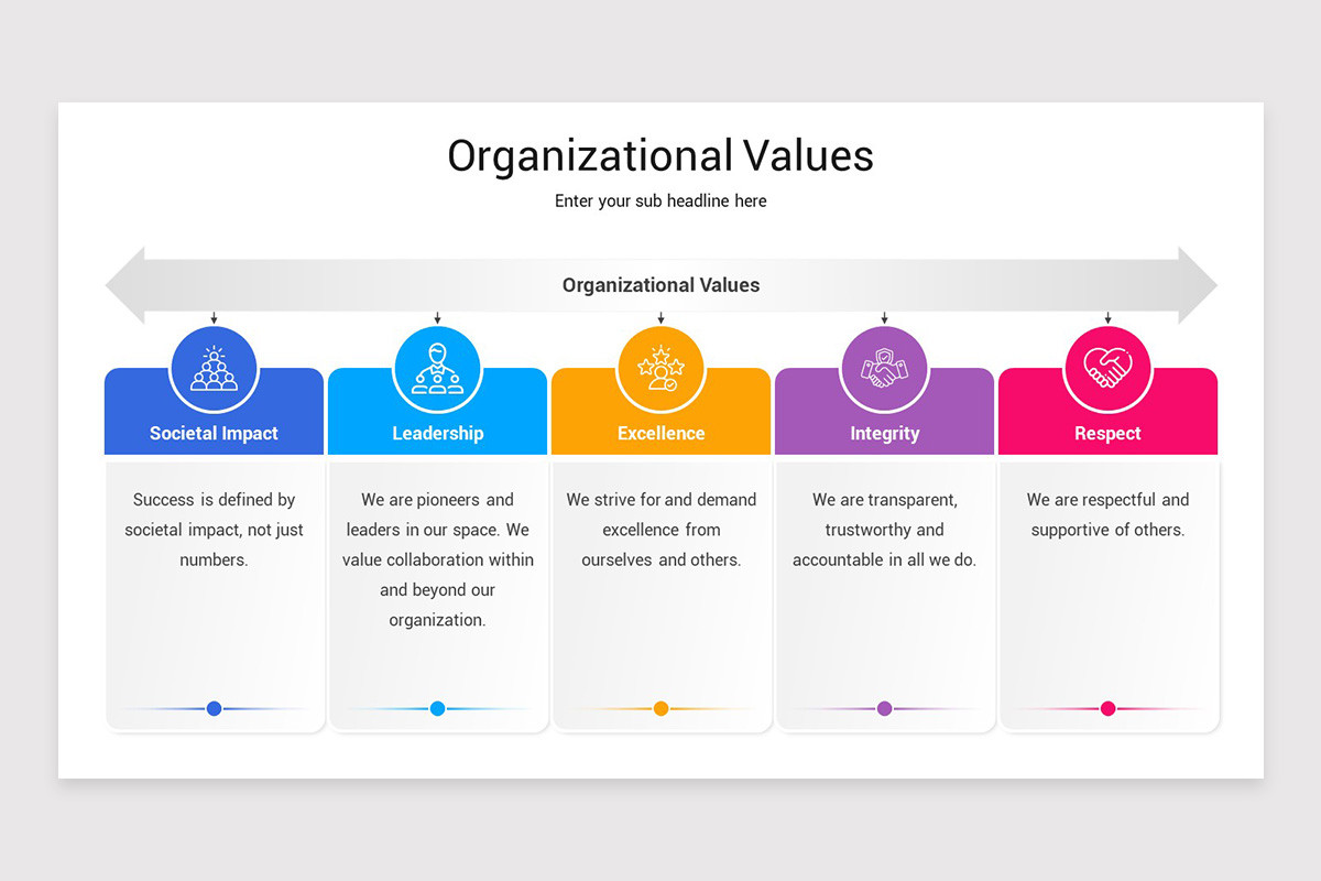 Organizational Values Keynote Template | Nulivo Market